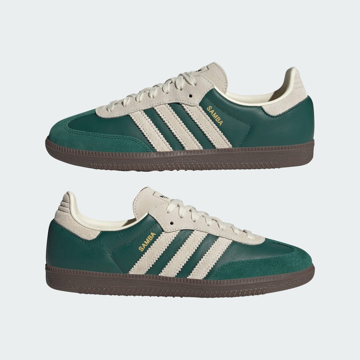 Size 9 - adidas Samba OG Collegiate Green Cream for sale online | eBay