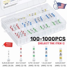 500/1000Pcs Solderstick Solder Butt Wire Connector Kit Waterproof Seal Terminals