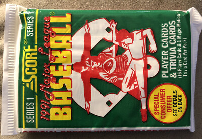 1991 Score Baseball Pack Kirt Manwaring Giants (Top) Dion James Indians (Back)