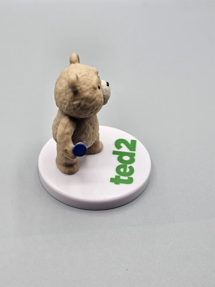 Ted 2 Teddy Bear Gashapon Figure 2 in W/Base Official Takara Tomy - Image 4 of 4