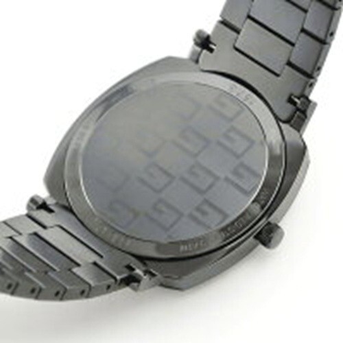 Gucci YA157429 157.3 Griff Armbanduhr Schwarz Silber Quarz Ss Used Japan F/S - Bild 2 von 4