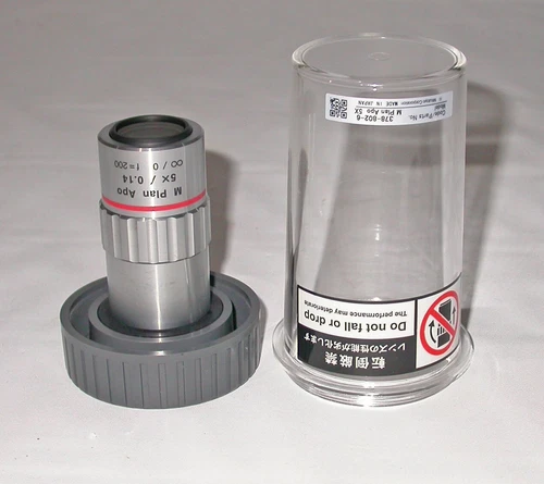 Mitutoyo 5x M Plan APO Objective 378-802-6