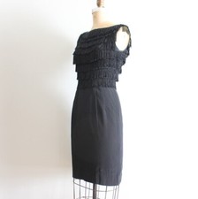 origanal vintage 50s fringe dress size 6