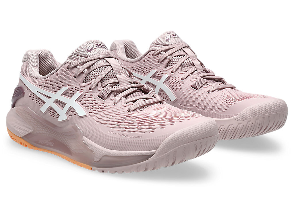 ASICS Women's GEL-RESOLUTION 9 1042A208 701 Pink, White US8