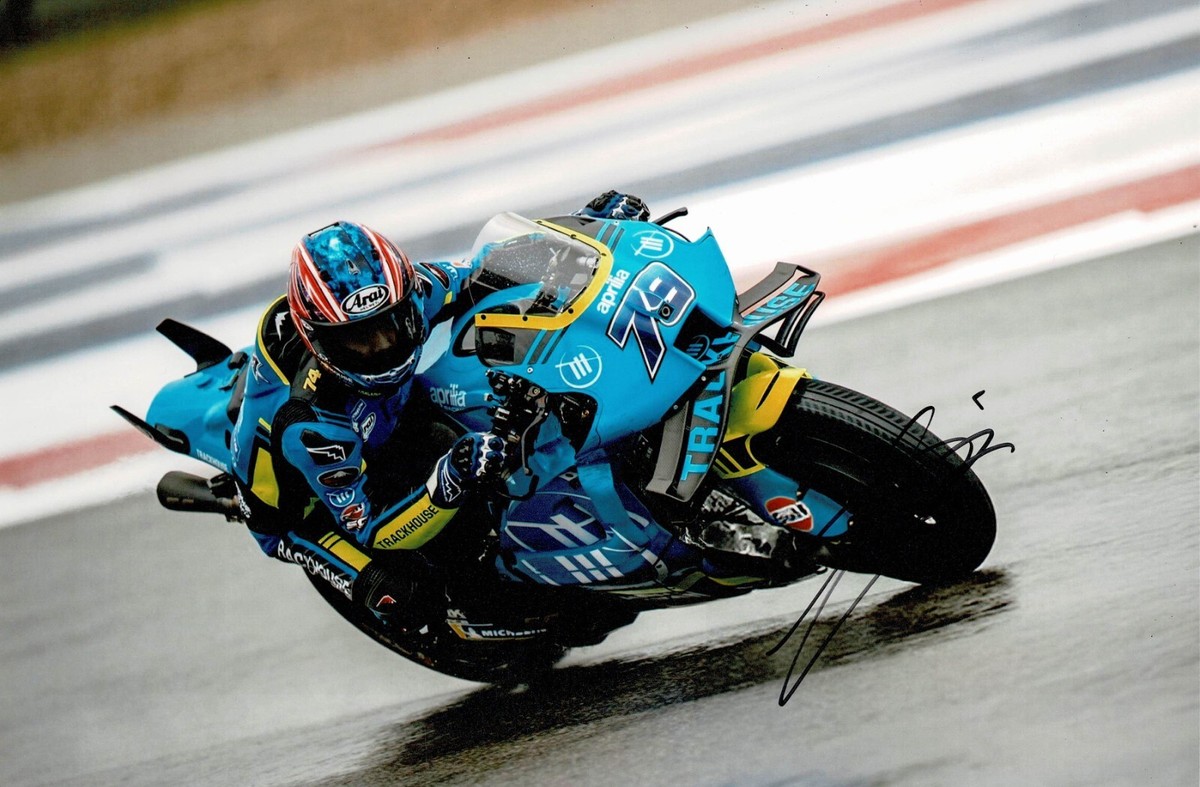 Ai Ogura #79 Japanese MotoGP Rider for Trackhouse 2025 Signed 12x8