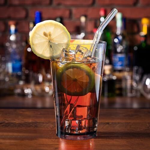 Unbreakable Plastic Drinking Glasses Set of 6 Shatterproof Drinking Cups P - Picture 6 of 6