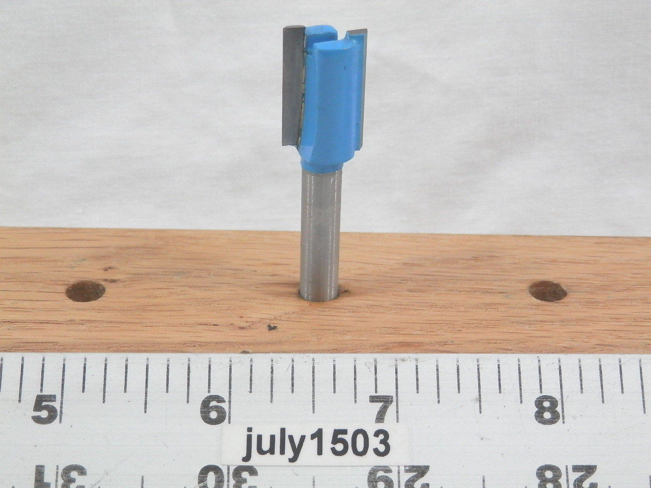 (1) NEW 1/2" D Hinge Mortising Carbide Tipped Router Bit Straight Recess w2