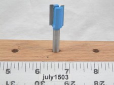 (1) NEW  1/2" D Hinge Mortising Carbide Tipped Router Bit Straight Recess w2