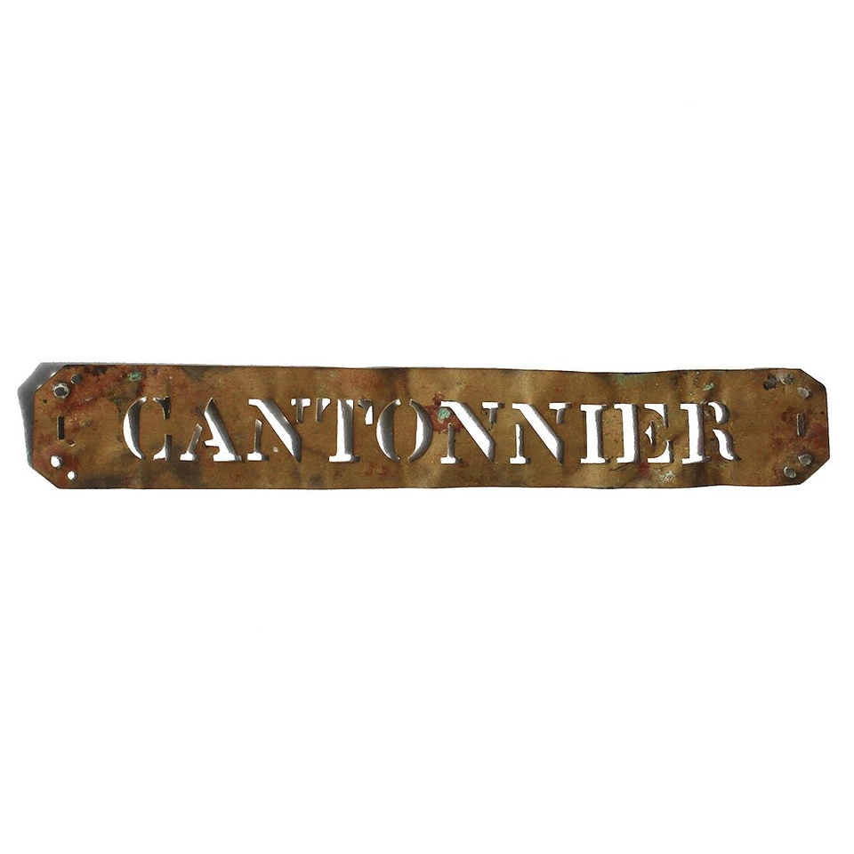 Ancienne plaque de métier en laiton / bande de chapeau de cantonnier 1793 / 1811 - Photo 1/2