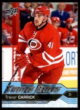 Trevor Carrick 2016-17 Upper Deck Young Guns RC #230 Carolina Hurricanes