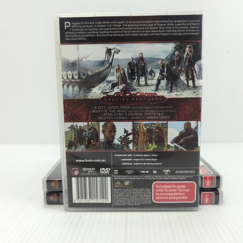 Vikings First Second Third 1 2 3 Season DVD 9-Disc Sets 2014 Action TV Series - Picture 19 of 24