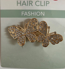 Butterfly Hair Clip, 2 Butterfly with sparkle