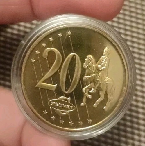 Rare Edition Vatican 2005 Italy 🔷 Specimen Trial Essai Probe 🔷 20 Cents Unc BU - Picture 3 of 3