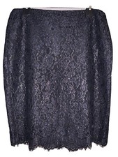 NWT Banana Republic Lace Skirt Size 12 Black w/ Gold Accents BEST OFFER!!!