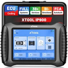 XTOOL IP900 OBD2 Scanner Car Diagnostic Tool 4000+Bidirectional FCA E.CU Coding 