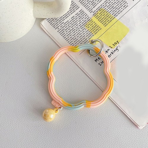 Universal Hanging Ring for Phone Soft Silicone Lanyard Strap Anti-Lost Bracelet` - Photo 14 sur 21