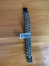 NEW Everbilt Paracord 9" Survival Bracelet Forest Camouflage Camo