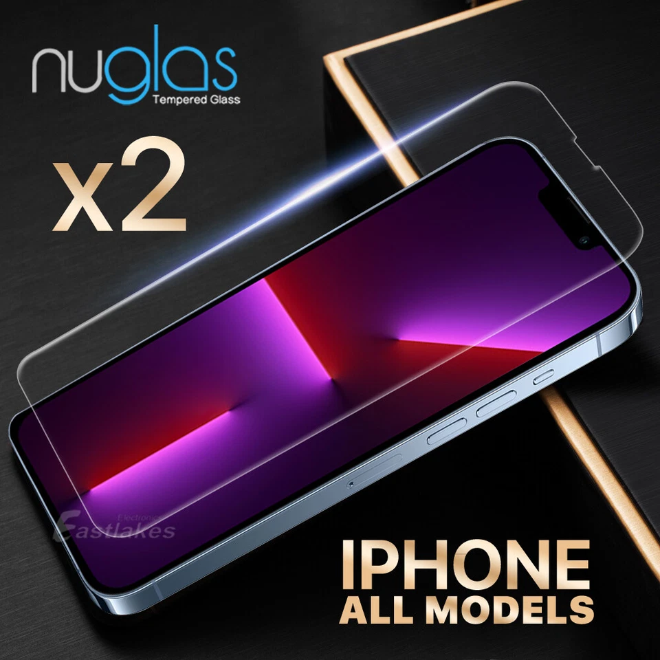Tempered Glass Screen Protector For iPhone 17 Air 16 15 14 Plus 13 12 11 Pro Max - image 2 of 4