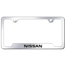 Nissan Laser Etched Logo Cut-out License Plate Frame