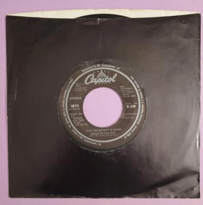The Beatles Paul McCartney & Wings US 45 Capitol 1873 BAND ON THE RUN / 1985 #2
