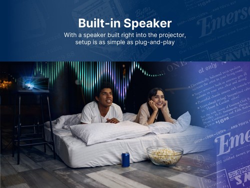 Emerson EVP-2501C 150-inch Home Theater LCD Projector Combo with Built-In DVD - Picture 5 of 12