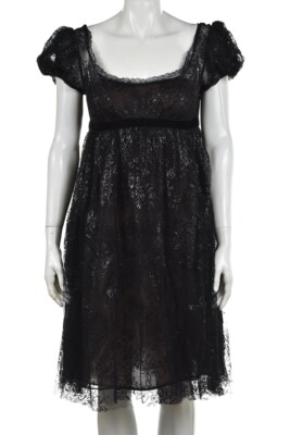 chinese dress ladies Mac Duggal Women's Embellished Illusion Butterfly Sleeve V Neck Gown - Black - Size 8