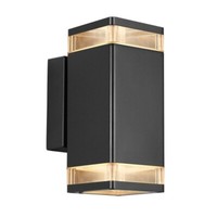 Designer Wandleuchte Elm Nordlux Schwarz Wandlampe GU10 Up Down Wall Wandlampe
