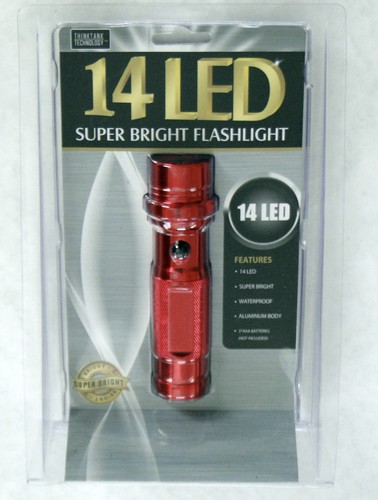 Aluminum 14 L.E.D.  flashlight Waterproof, NEW FREE SHIPPING - Picture 1 of 2