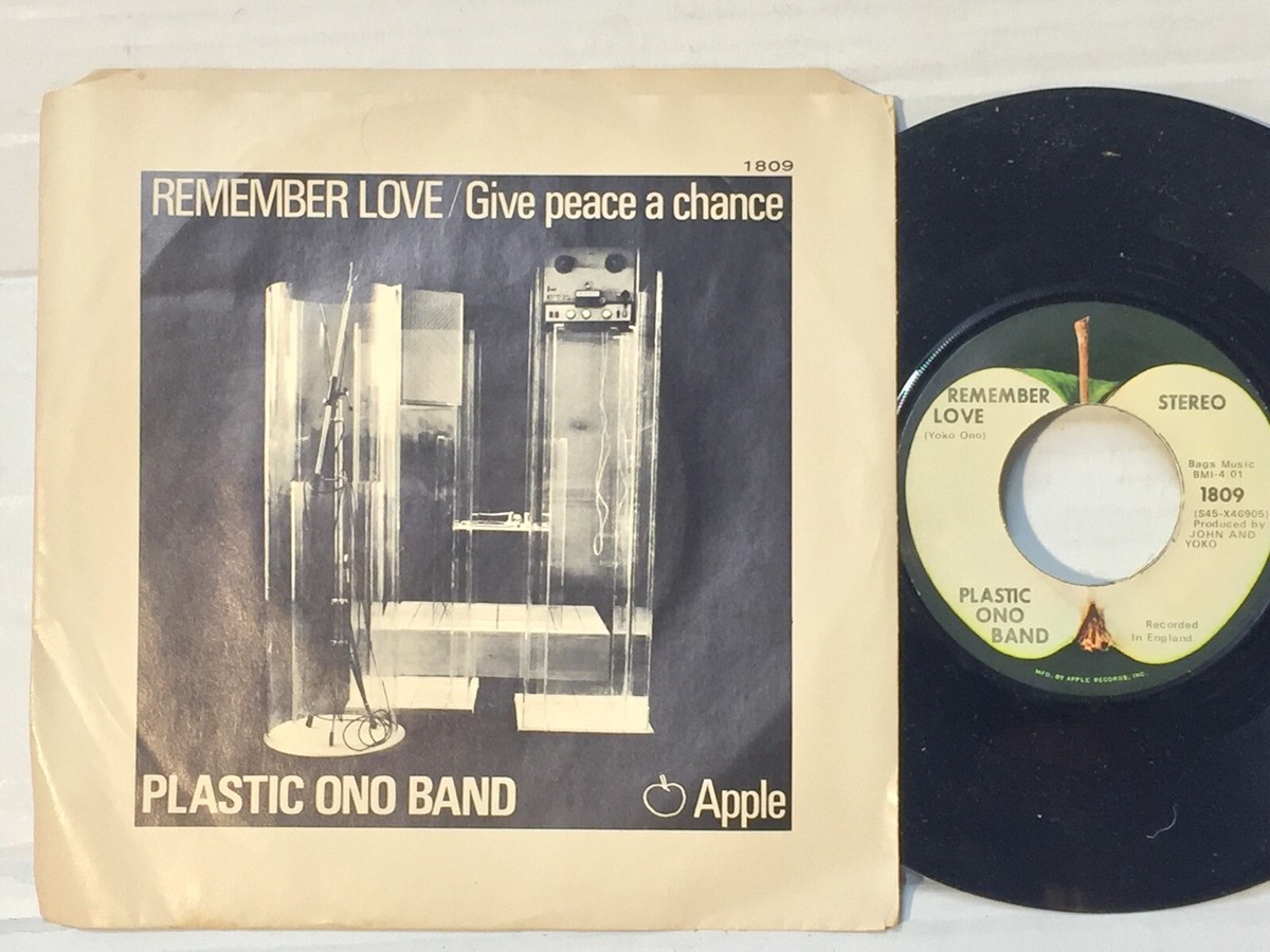 John Lennon Plastic Ono Band Give Peace A Chance EX APPLE ORIG 45