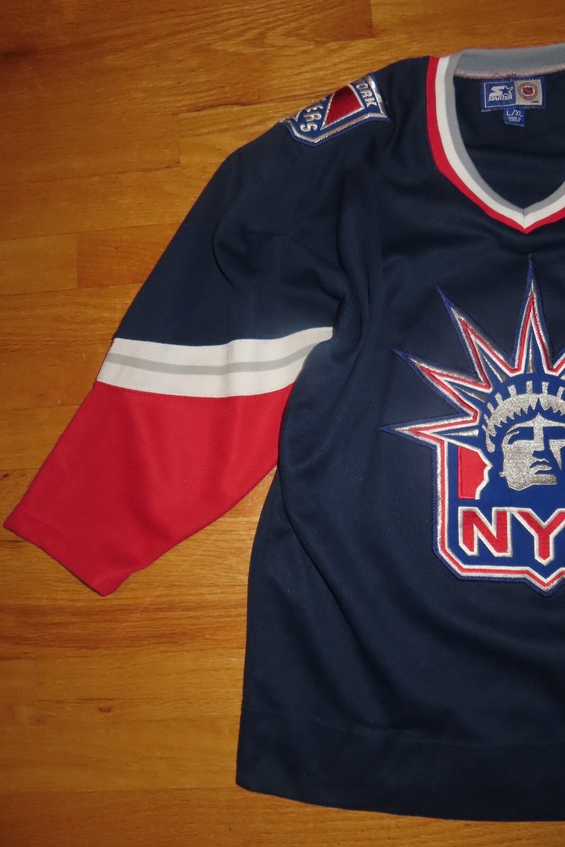 Vintage Starter NEW YORK RANGERS (Youth LARGE / XL) 3rd Jersey Wayne Gretzky | eBay Vintage Starter NEW YORK RANGERS (Youth LARGE / XL) 3rd Jersey Wayne Gretzky | eBay
