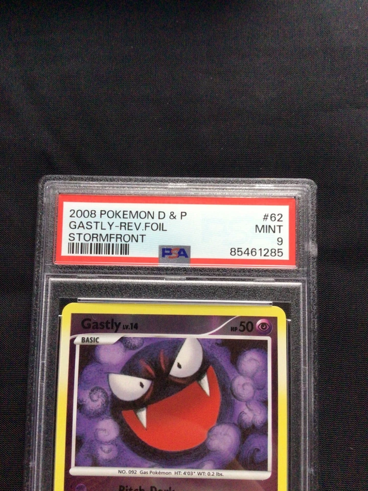 Pokemon Cards: Stormfront Reverse Holo: Gastly 62/100 PSA 9 - Image 3 of 4