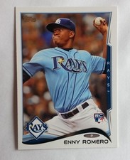 2014 Topps #49 Enny Romero Tampa Bay Rays Rookie Card