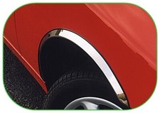 PUGEOT 207 Wheel Arch Wing Trims Chrome 4pcs Tuning Clip-On Set Year 2006-2012