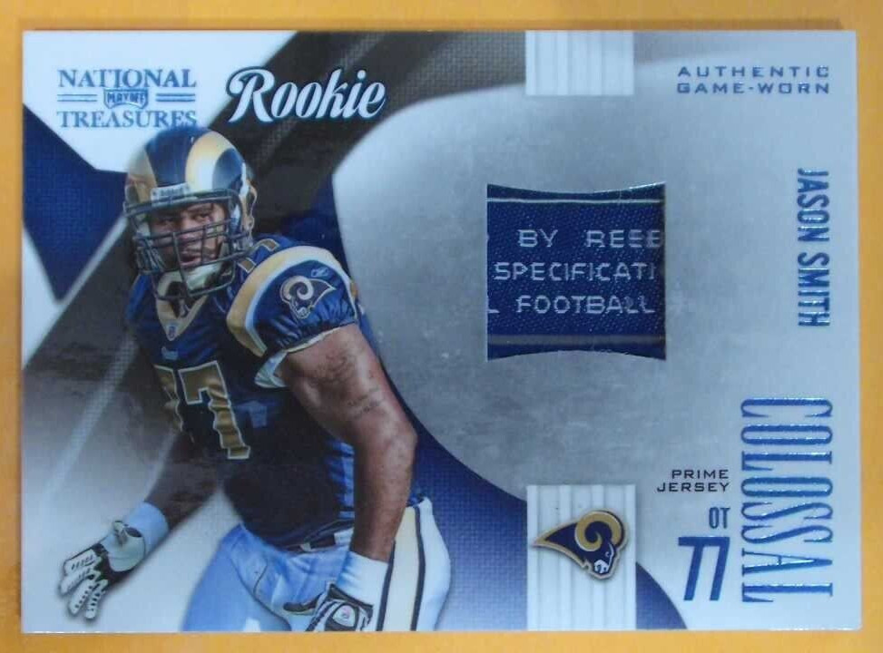 Jason Smith Playoff National Treasures Rookie Colossal Materials #10 Prime