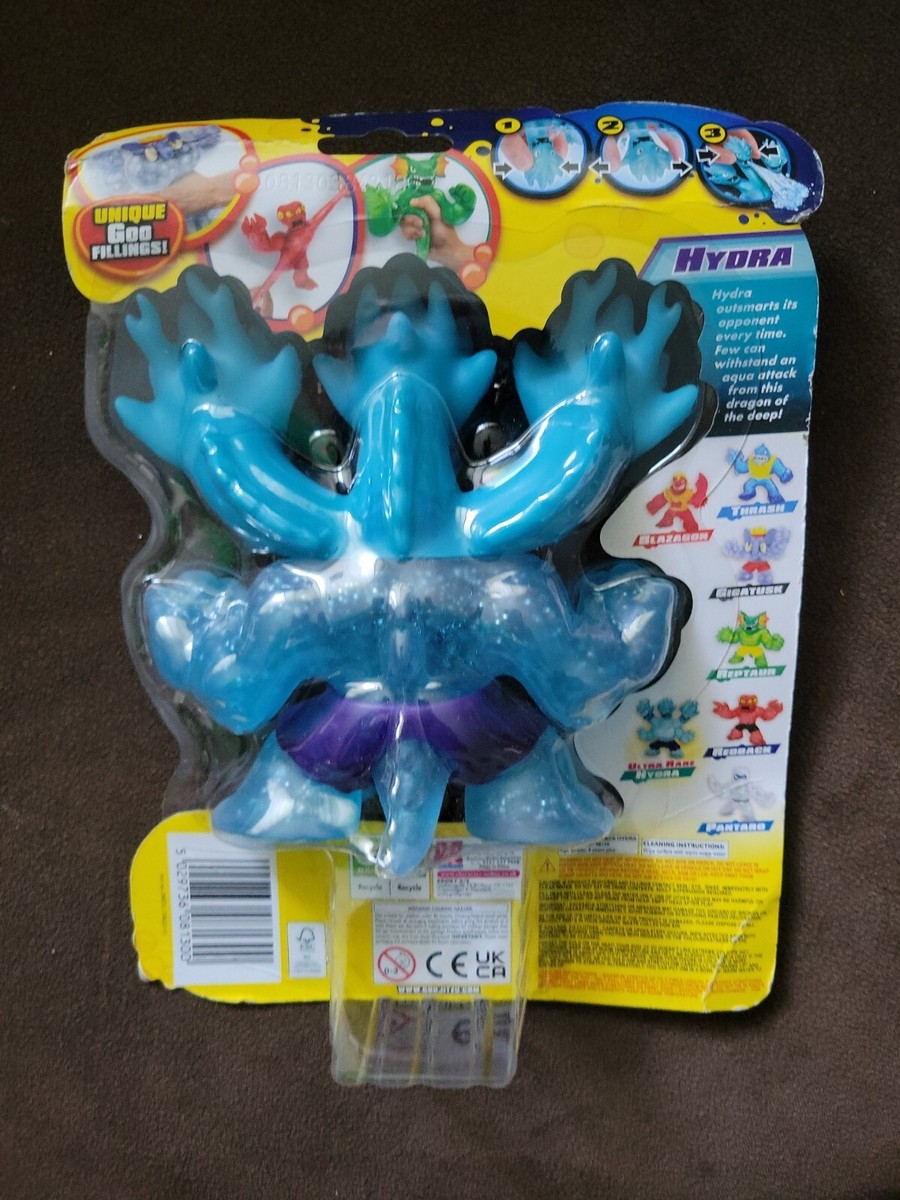 Heroes of Goo Jit Zu Blue ULTRA RARE Hydra 3 Headed Dragon US