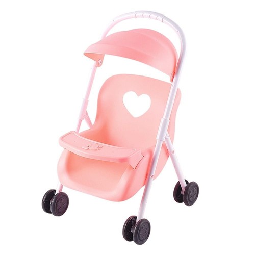 Gift Simulation Baby Stroller Toddlers Pretend Play Toy Tiny Pushchair Doll - Picture 11 of 11