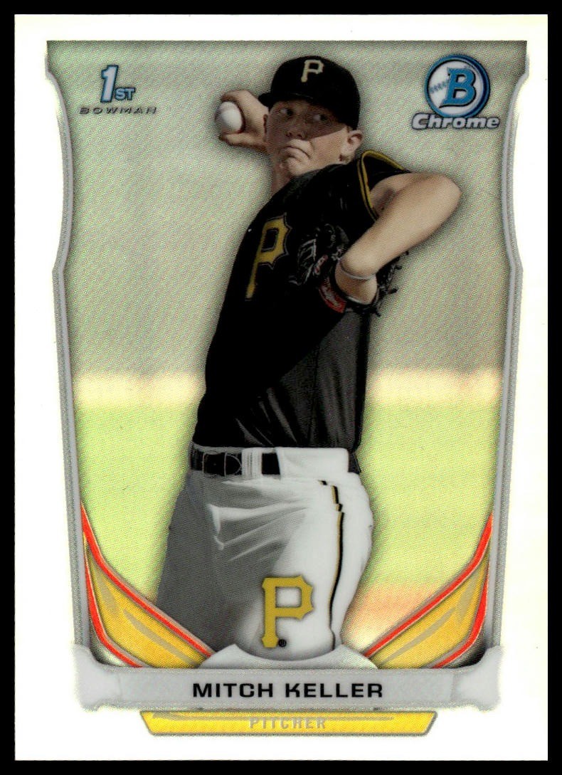 2014 Bowman Draft #CDP69 Mitch Keller Chrome Refractor