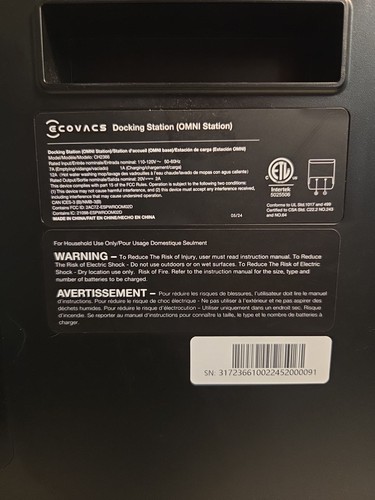 Ecovacs Dockingstation (OMNI Station) CH2366 komplett eingeschaltet - Bild 5 von 7