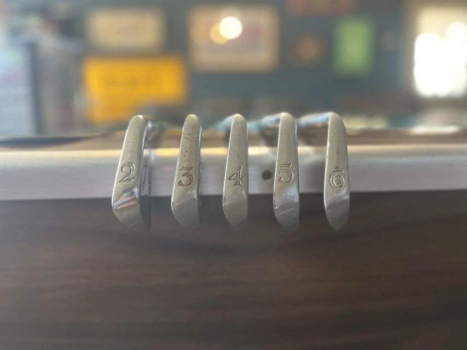 Vintage Pro Tour Golden Bear Iron Set (2, 3, 4, 5, 6) + 12 Used Golf Balls - Image 4 of 4