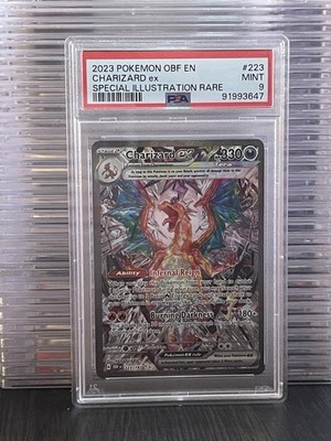 PSA 9 Charizard ex 223/197 Special Illustration Rare Obsidian