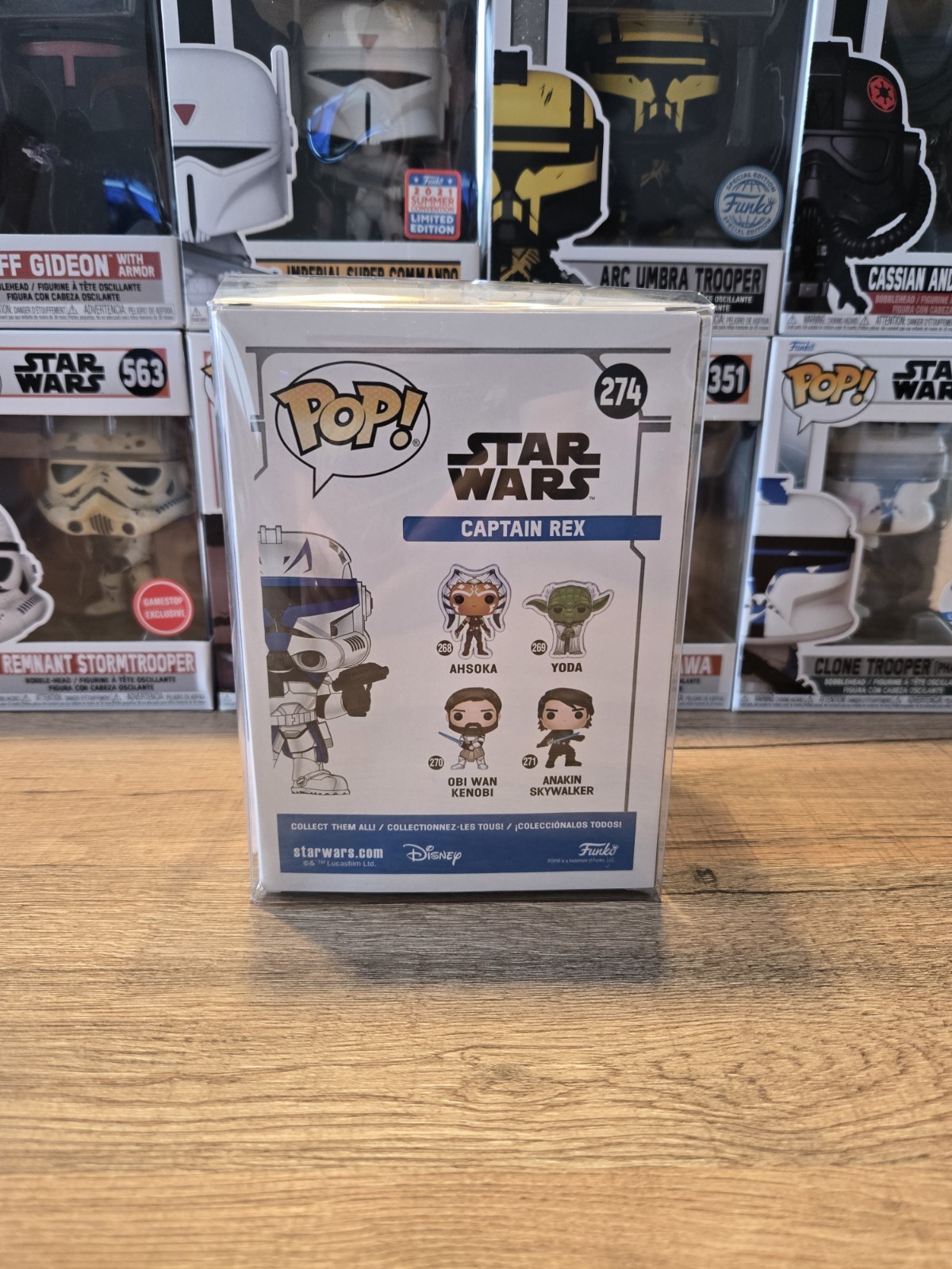 Pop Captain Rex 274 Star Wars figurine collection figurines vinyle