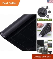 Eco-Friendly 100% Blackout Window Film - Static Cling Privacy Tint 17.7x78.7in