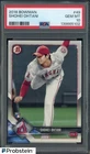 2018 Bowman #49 Shohei Ohtani Angels RC Rookie PSA 10 GEM MINT