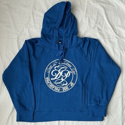 NWT Anthropologie Daily Practice Tennis Club Blue Hoodie Size Large *READ*