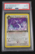 2000 Pokemon Rocket DARK DRAGONAIR 1st Edition 33/82 PSA 8 NM-MT