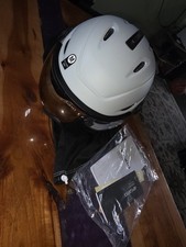NWOB Giro Aria Spherical Ski/Snow Helmet W/ Shield Size Medium 55.5-59cm White