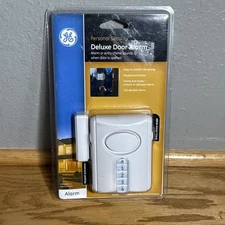 GE Deluxe Wireless Door Alarm (alarm/chime) (45117) Easy-Install NEW Sealed