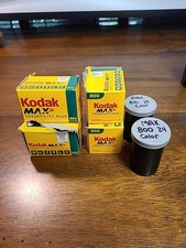 VTG Kodak MAX Versatility Plus 800 ISO 24 Exp 35mm Color Film 6 Rolls Exp 2003