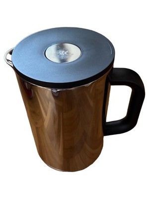 WMF Isolierkanne Thermoskanne Silber 24cm Metall Logo Alltag