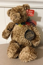 Gund Bearessence Teddy Stuffed Plush 16   4890 Brown Bear with Rainbow Ribbon
